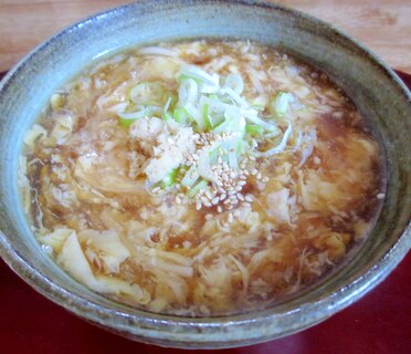 生姜パワーでぽっかぽか★卵あんかけうどん